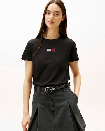 Tommy Jeans Embellished Flag T-Shirt