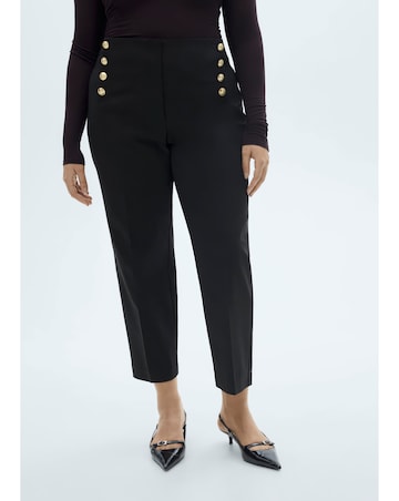 Mango Trousers Botones
