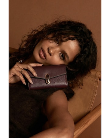 Luella Grey Leontina Black Cherry  Medium Purse