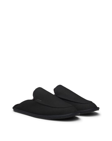 BOSS Lined Muled Slipper - Black