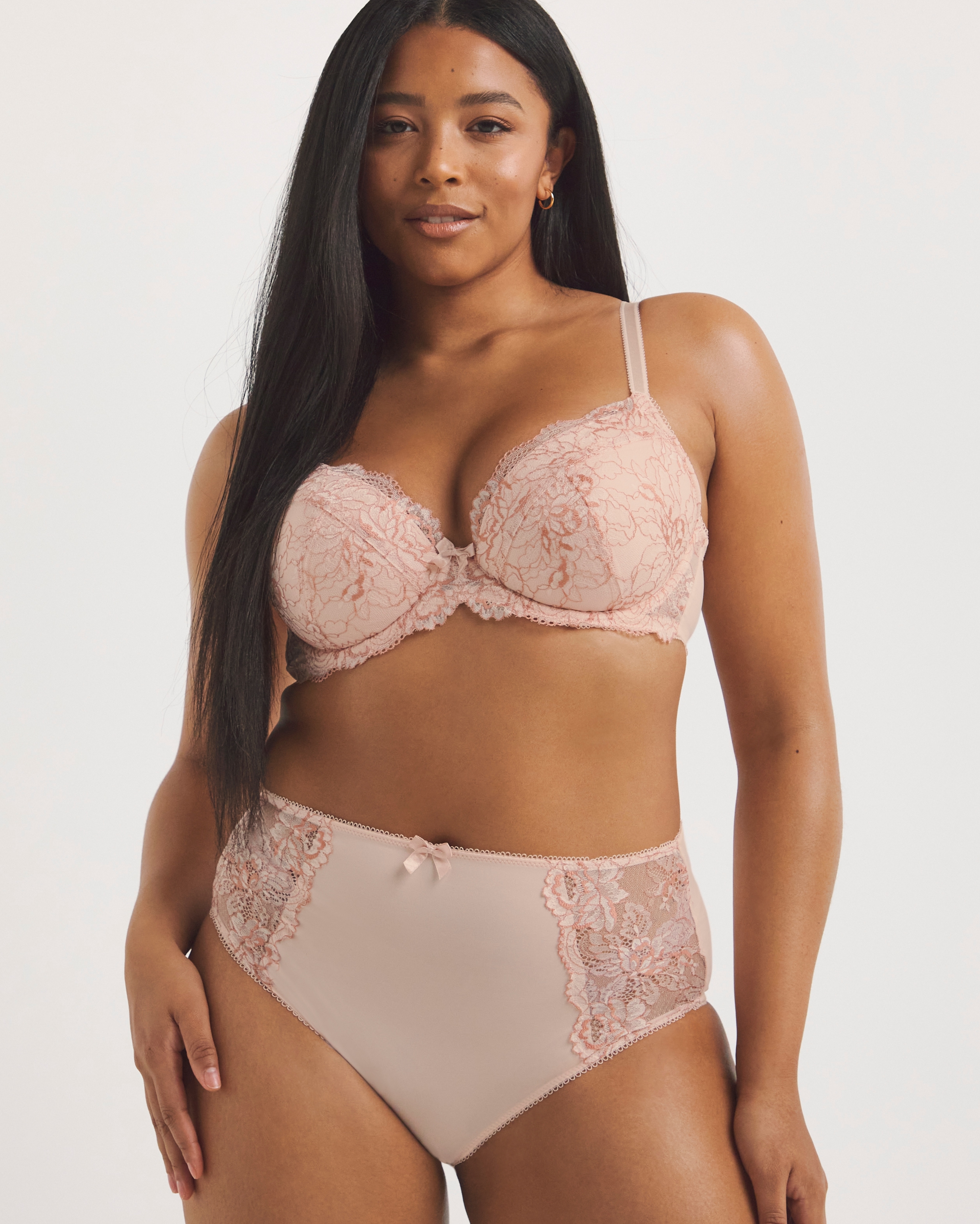 woman wearing lingerie