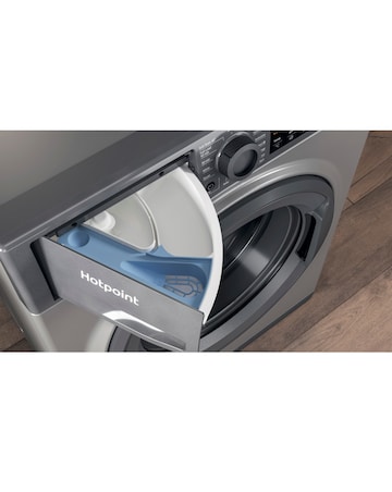 Hotpoint Anti-Stain NSWM 846 GG UK 8kg 1400rpm Washing Machine Graphite Install