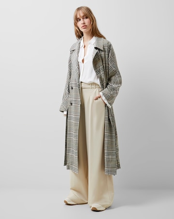 French Connection Dandy Check Trench Coat