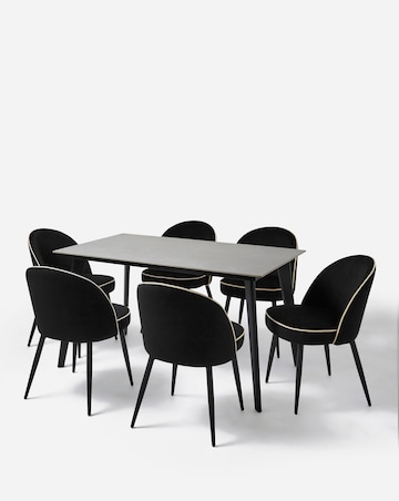 Hale Table with 6 Camille Chairs