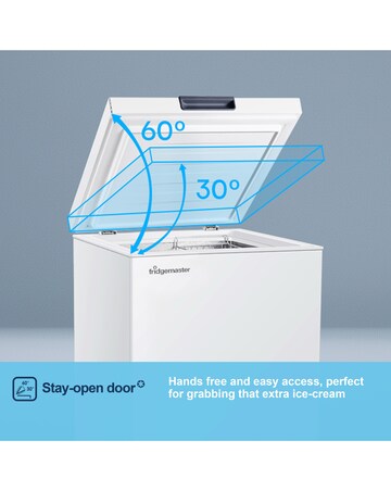 Fridgemaster MCF96E 96L Chest Freezer- E Rated 86CM