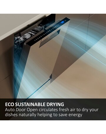 Haier I-Pro Shine XF1C3TB1FW-80 11 Place Slimeline WiFi Dishwasher White Install