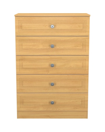 Richmond Ready Assembled 5 Drawer Chest