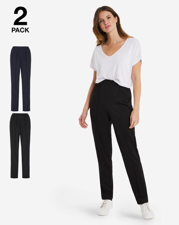 Slimma 2 Pack Pull On Trouser 25