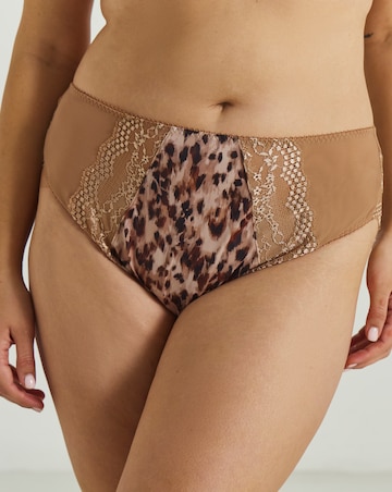 Elomi Lucie High Leg Knicker Wildcat
