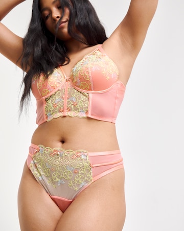 Simply Be Embroidery Thong