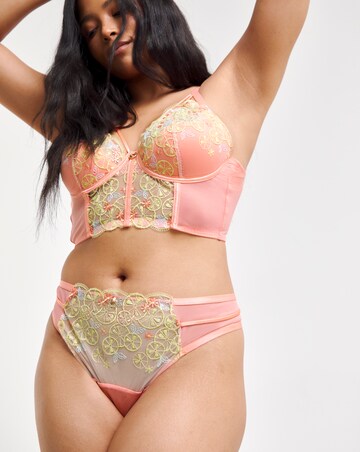 Simply Be Embroidery Thong