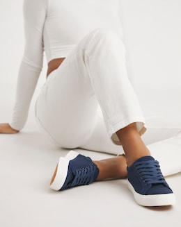 Busselton Lace Up Leisure Pumps - Extra Wide Fit (EEE)
