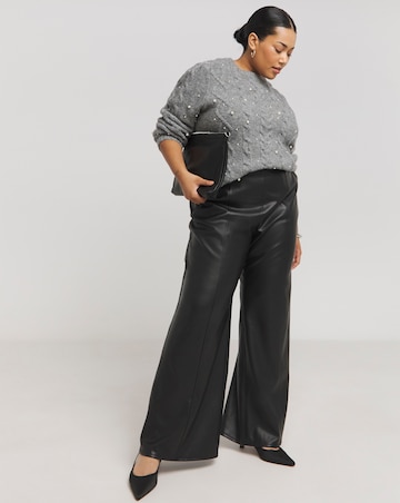 Joanna Hope Wide Leg PU Trousers