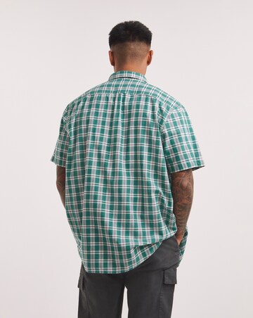 Lee Button Down Short Sleeve Shirt - Green