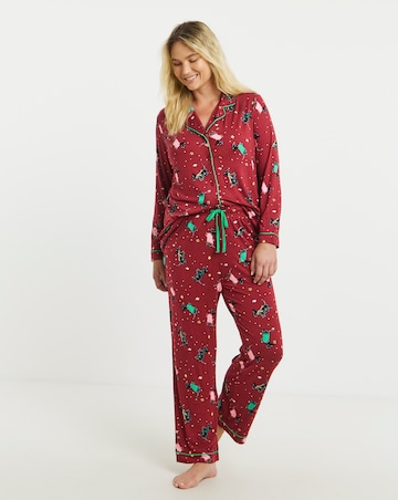 Pretty Secrets Scotty Dog Button Pyjama Set