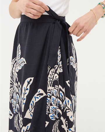 FatFace Blakeley Damask Placement Midi Skirt