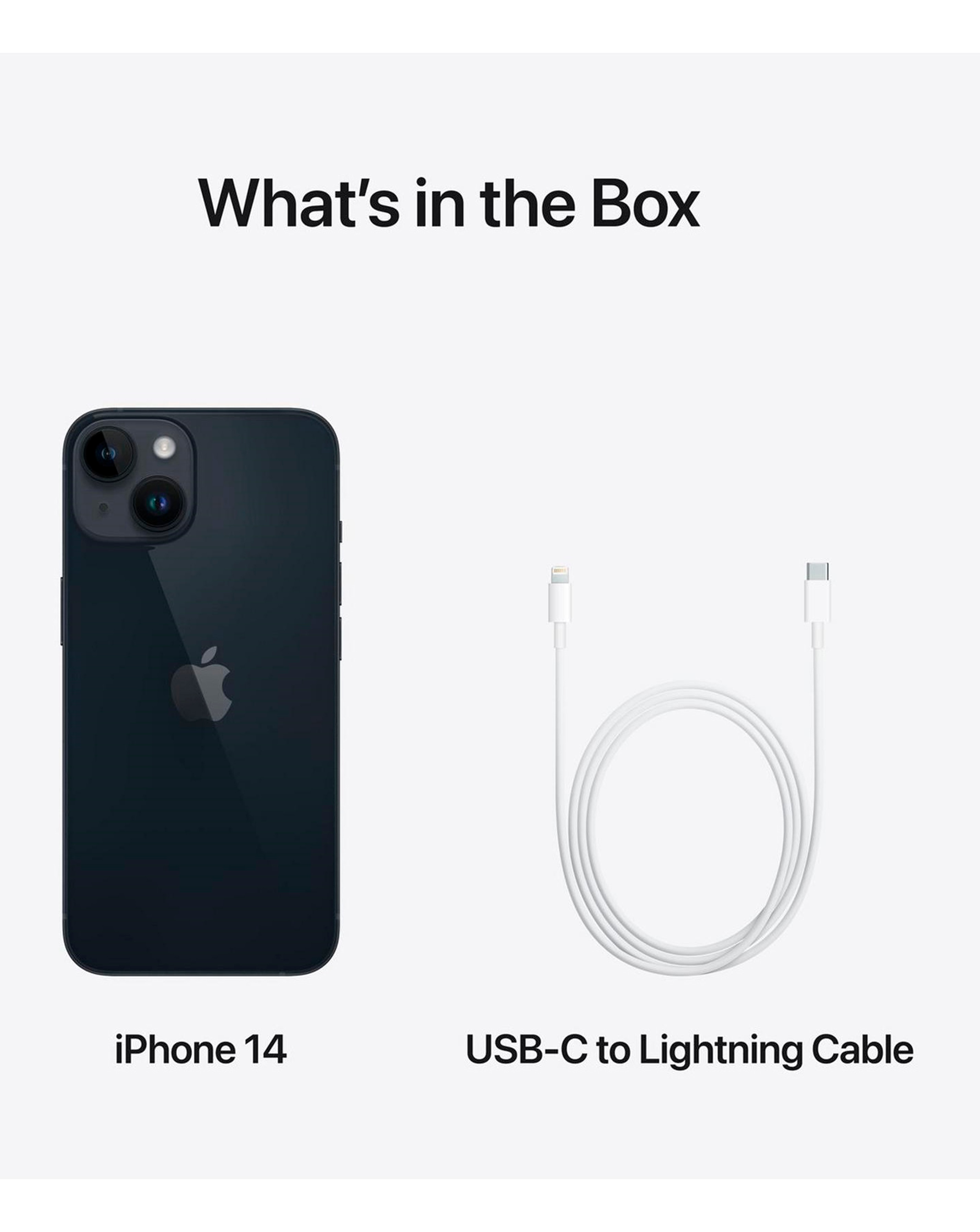 Apple iPhone 14本体 ブラック Apple iPhone 14 128GB - Midnight | Fashion World