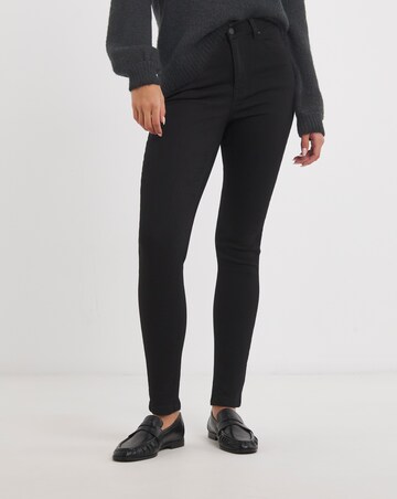 Super Stretch Premium Denim Black Skinny Jeans