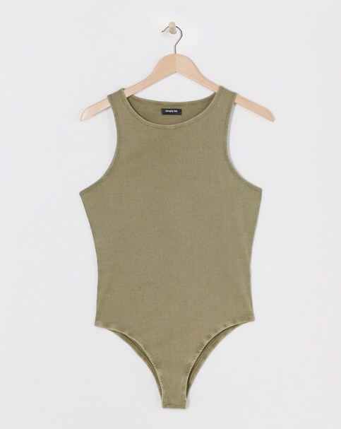 Simply Be Ribbed Bodysuit