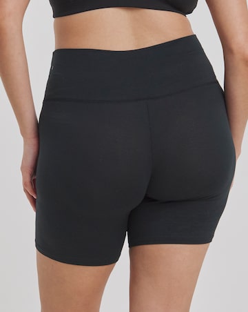 Pretty Secrets (2 Pack) Cotton Comfort Shorts Black/Grey