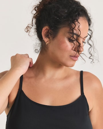 Pretty Secrets (3 Pack) Cotton Vests Black/White/Blush