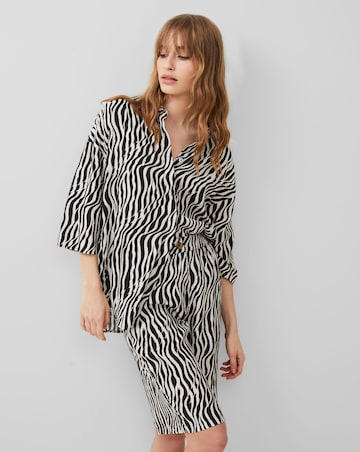 French Connection Zebra Print Shirt