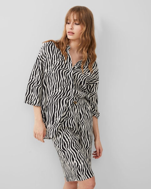 French Connection Zebra Print Shirt