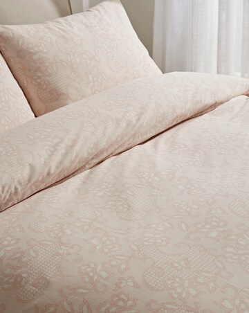 Lace Print Duvet Cover Set