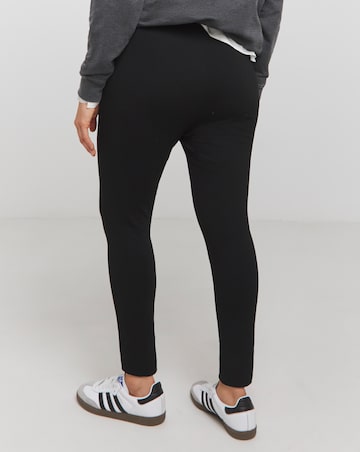 High Waist Super Stretch Ponte Tregging with Zip Detail