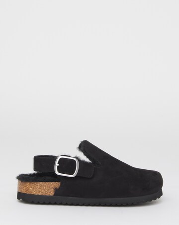 Floss Fluffy Mule Slippers - Wide Fit (E)