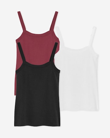 3 Pack Thick Strap Cami Vests