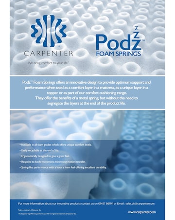 Memory Podz Foam Spring Topper 4cm