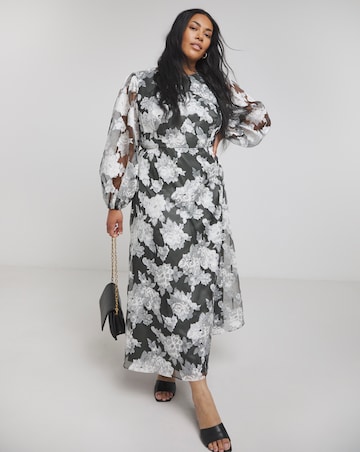Joanna Hope Floral Organza Dress