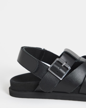 Seattle Leather Fisherman Style Mules - Wide Fit (E)