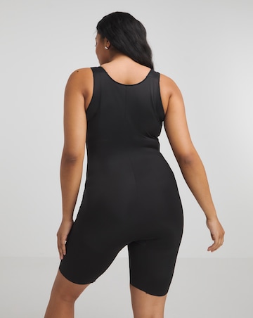 Naomi&Nicole Unbelievable Comfort Firm Control Torsette Thigh Slimmer Black