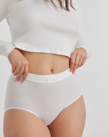 Sloggi (2 Pack) Cotton Double Comfort Maxi Knickers White