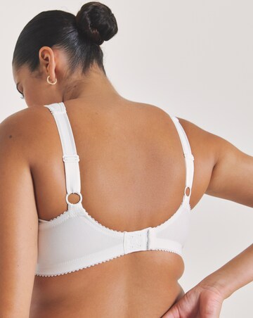 Miss Mary of Sweden Lovely Lace Non Wired Support Bra White