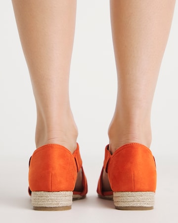 Sonya Soft Strap Espadrille Sandals - Wide Fit (E)
