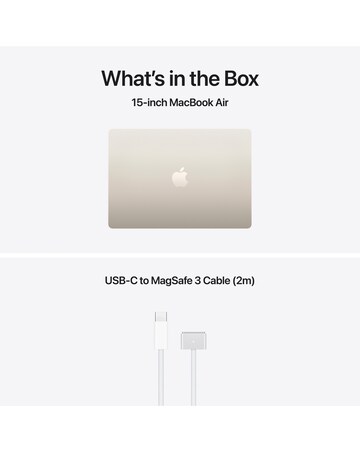 Apple MacBook Air (M5, 2026) 15in 10-core CPU 10-core GPU 16GB 512GB - Starlight