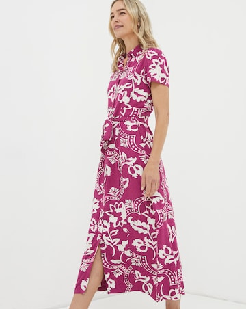 FatFace Aster Floral Midi Dress