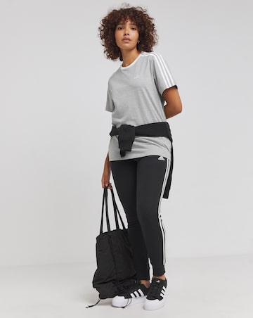 adidas 3 Stripe Boyfriend T-Shirt