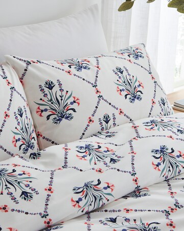 Evelyn Floral Tile Duevt Cover Set