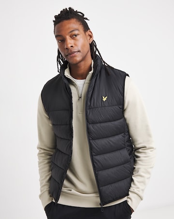 Lyle & Scott Wadded Gilet - Black