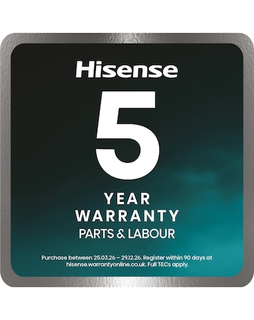 Hisense Power Steam 5i Series DH5I104BWAB WiFi-enabled 10kg Tumble Dryer - White