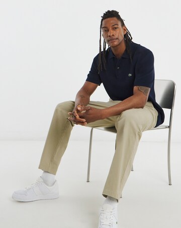 Lacoste Short Sleeve Knitted Polo - Navy