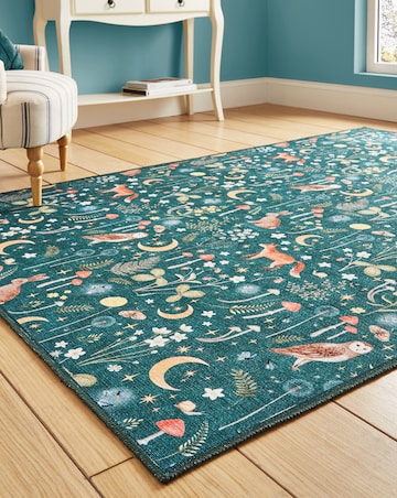 Catherine Lansfield Twilight Animals Rug