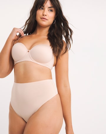 Figleaves Smoothing Multiway Balcony Bra (B-GG) Latte