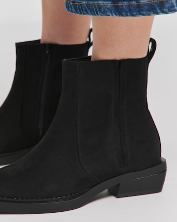 Azora Stretch Seam Western Boots Extra Wide EEE Fit