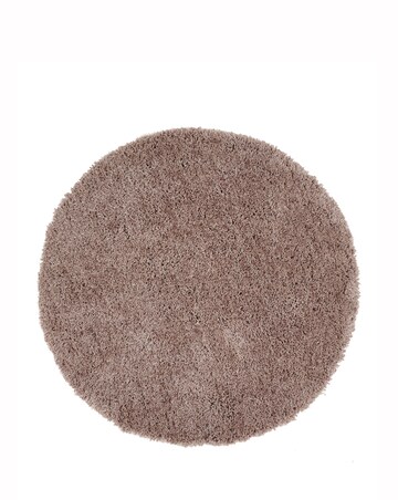 Chicago Light Neutrals Shaggy Circle Rug