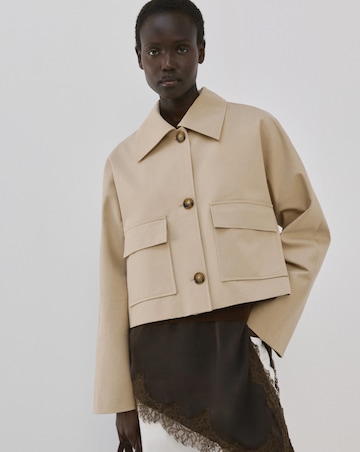 Mango Jacket Brava Cotton Jacket With Pockets